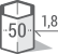 Profil hliník hexa50