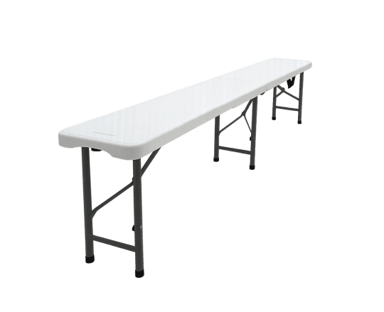 Samostatná plastová lavice  - 180 cm