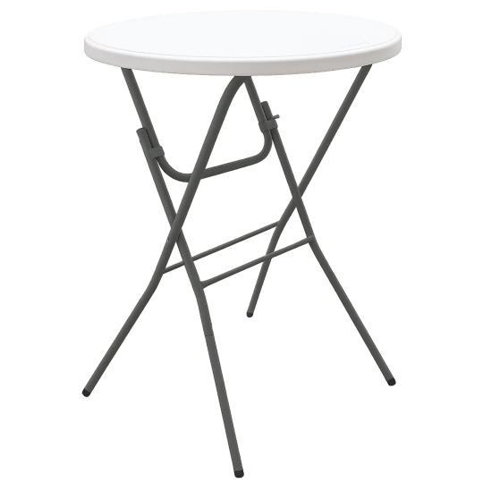 Skládací kulatý „barový“ stůl