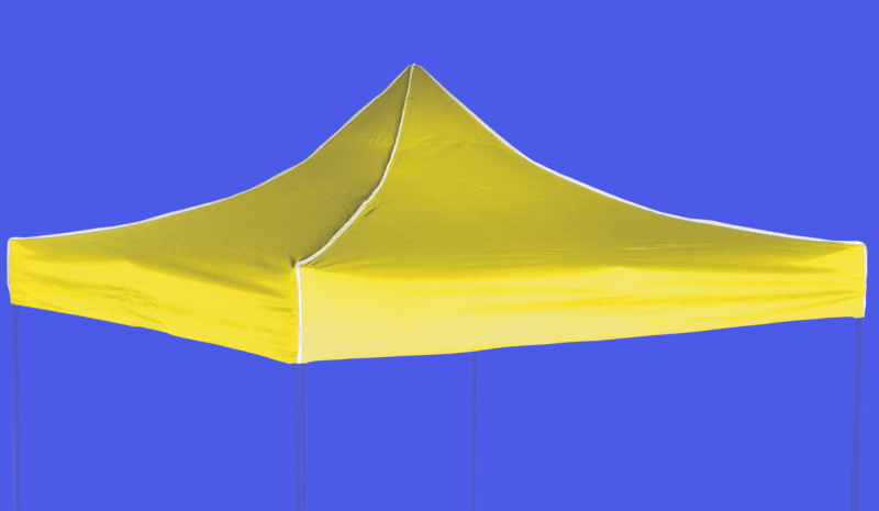 Střecha 3x3m - hexagon, Žlutá