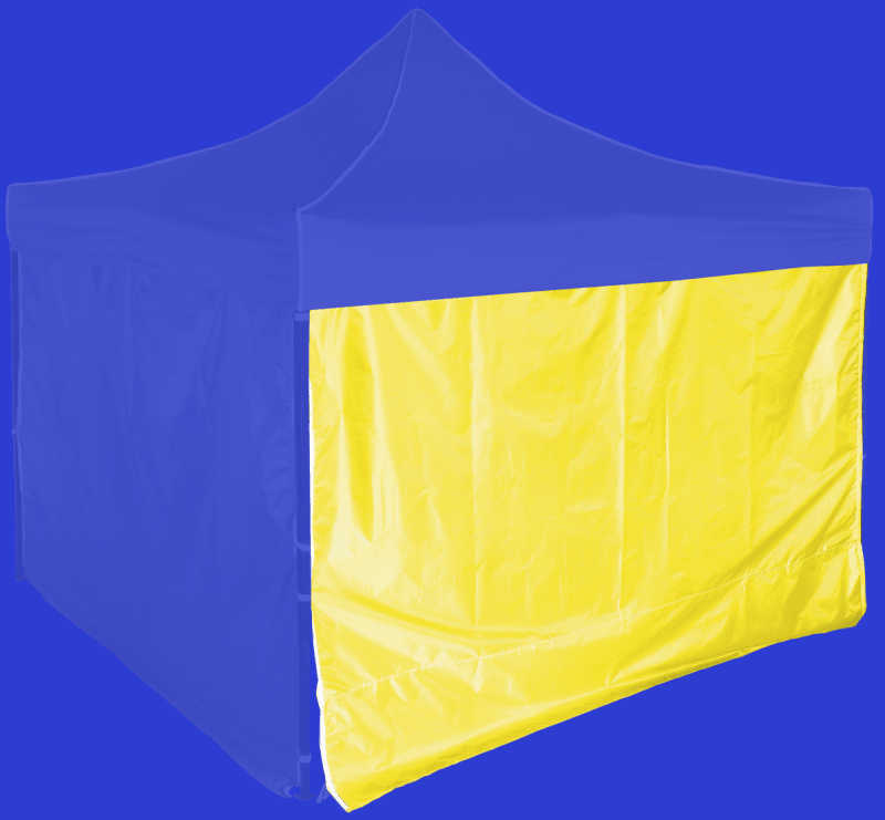 Boční plachty 3m - hexagon, Žlutá